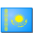 государственный флаг Казахстана
